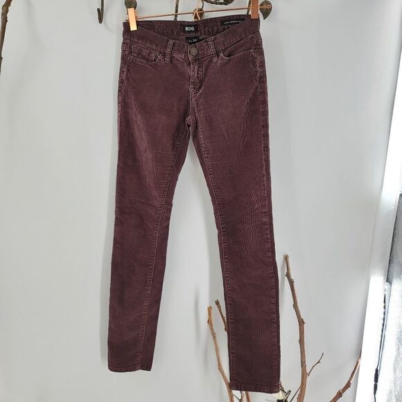 Bdg chocolate brown micro corduroy skinnies - Picture 1 of 9